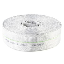 Tubo Flessibile Manichetta per Pompe Antincendio | Ø52 mm / 2" | Lunghezza 50 m | per Acqua Pulita Sporca Liquami | Resistenza Termica e Meccanica | in Poliestere 